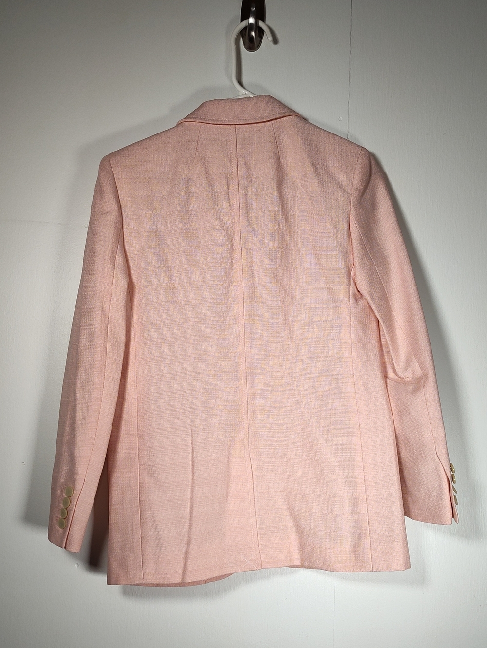 NEW J. Crew Arden Blazer in Luster Canvas Peach Petal Pink 12 - Picture 8 of 14